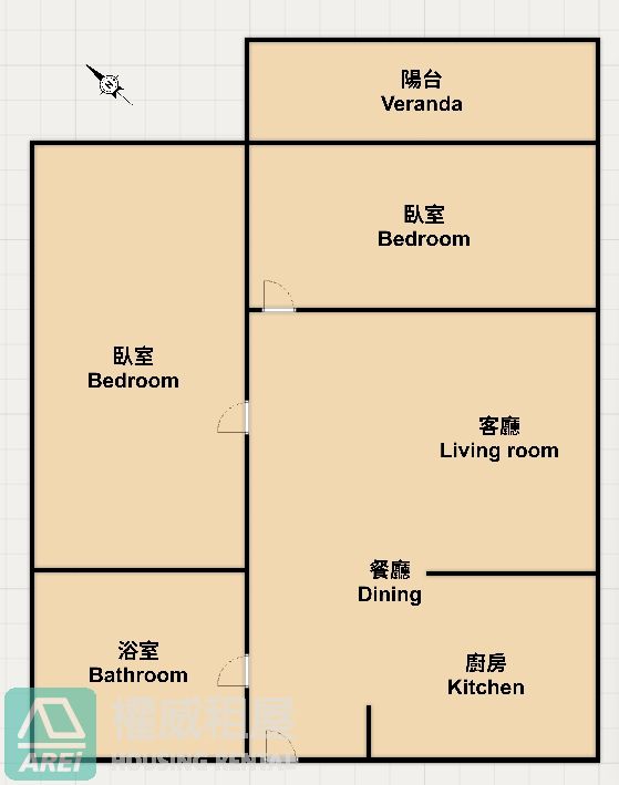 京城新世界｜三多商圈 | 全新北歐木質收納宅2房