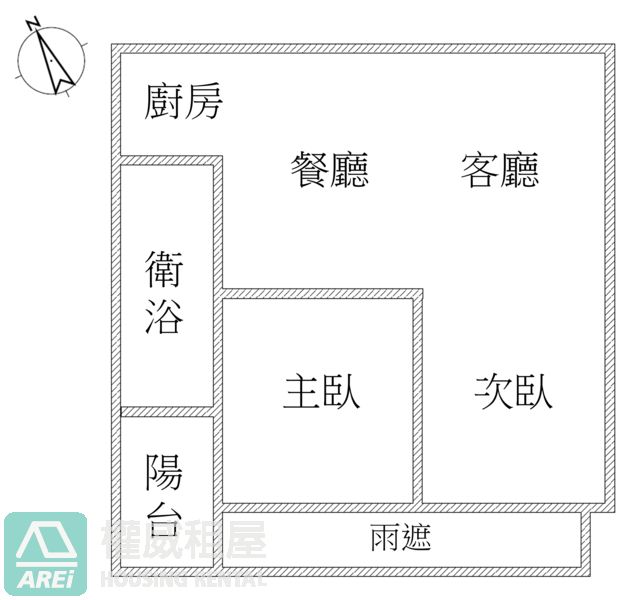 ✨太普上河堤｜河堤商圈｜質感兩房｜房間衛浴皆開窗