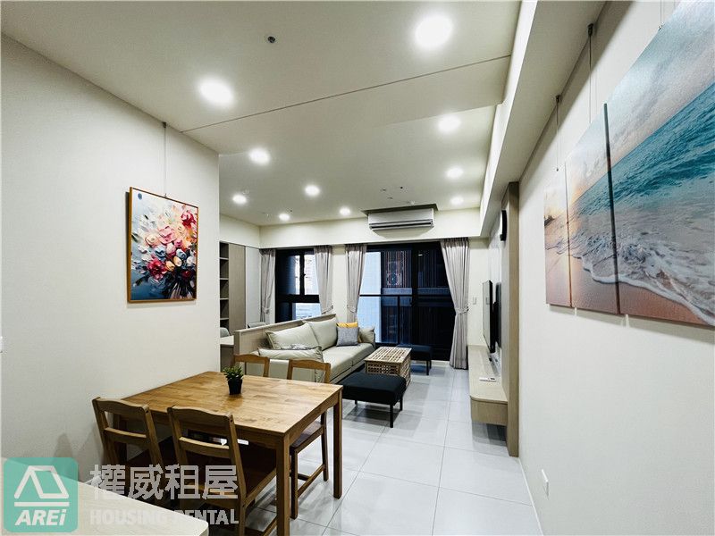🚇R21都會公園 都薈綻｜全新明亮精緻2房平車｜可租補