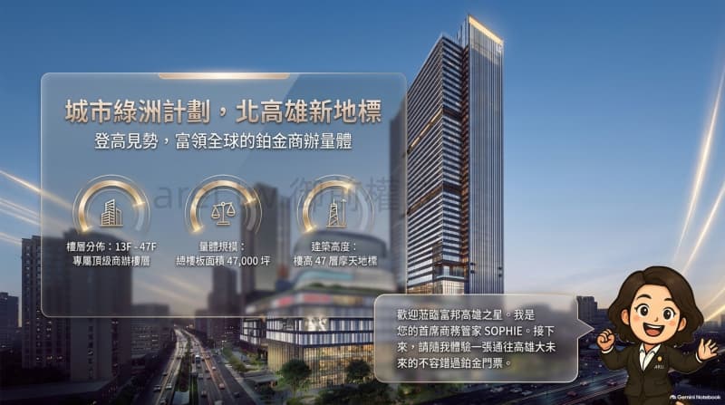 富邦之星｜600坪-2027高雄頂級百貨雲端領袖商務殿堂