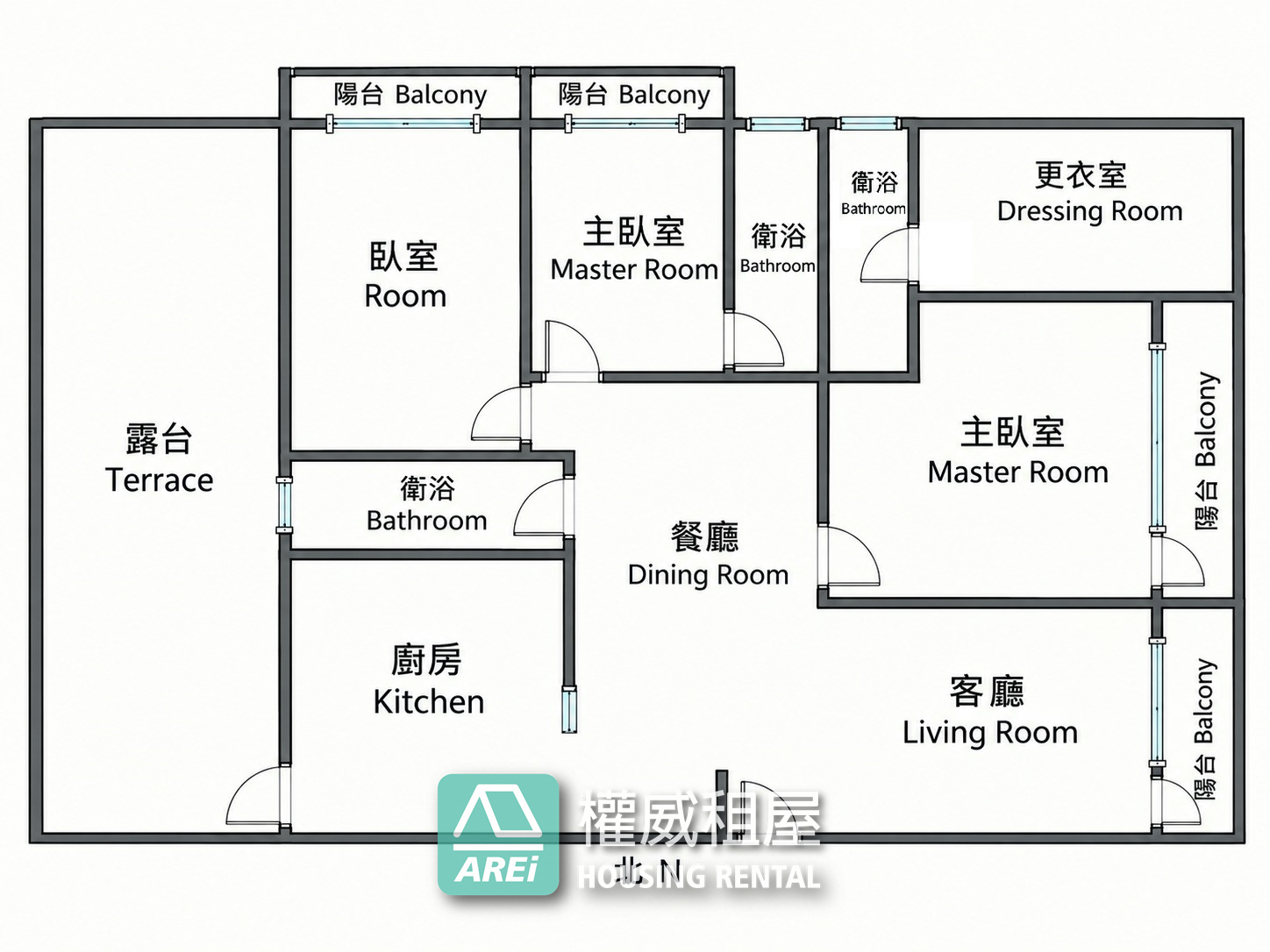 🌟美術皇居・綠意3房3衛雙平車大露臺・泳池
