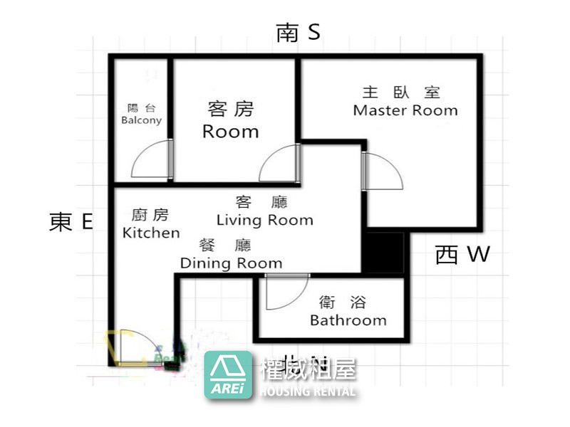 亞灣百貨商圈聯上景觀高檔精緻兩房