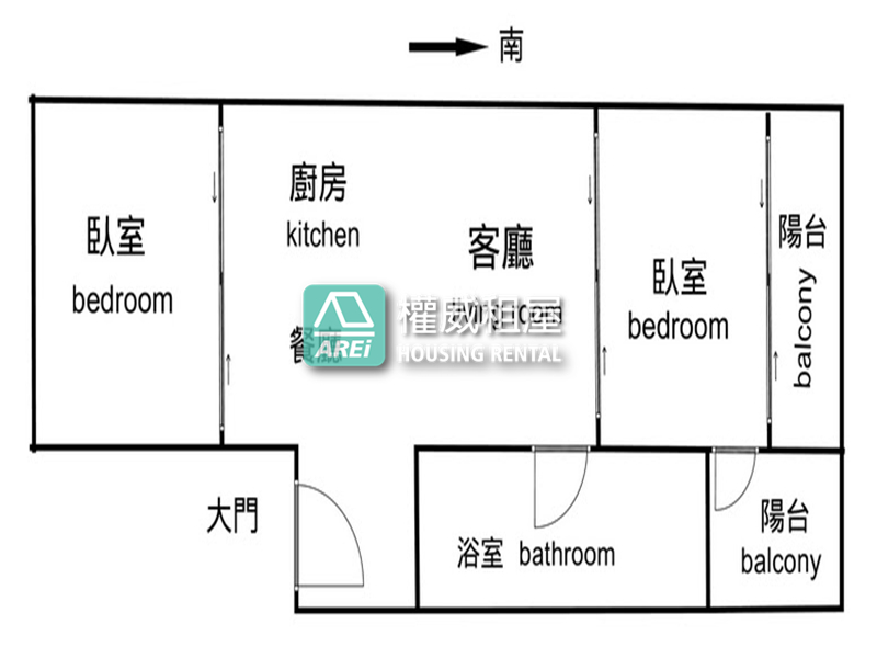 85大樓和宜漂亮景觀典雅正兩房.收租自住皆宜