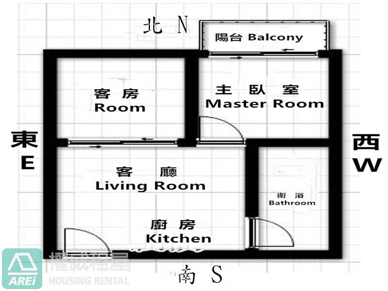 R14漢神巨蛋F1溫馨2房