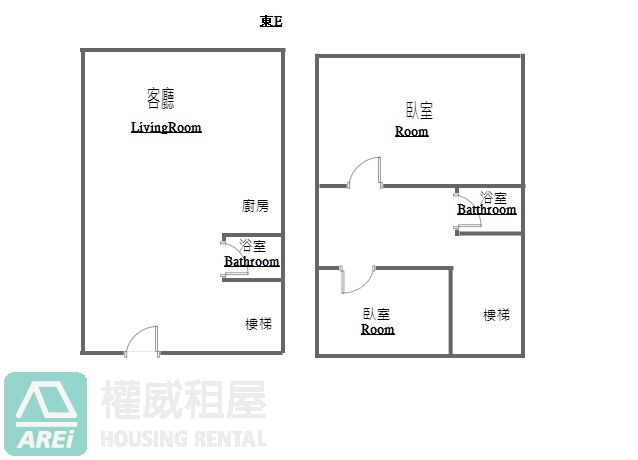 高雄火車站凱旋門樓中樓時尚美2房
