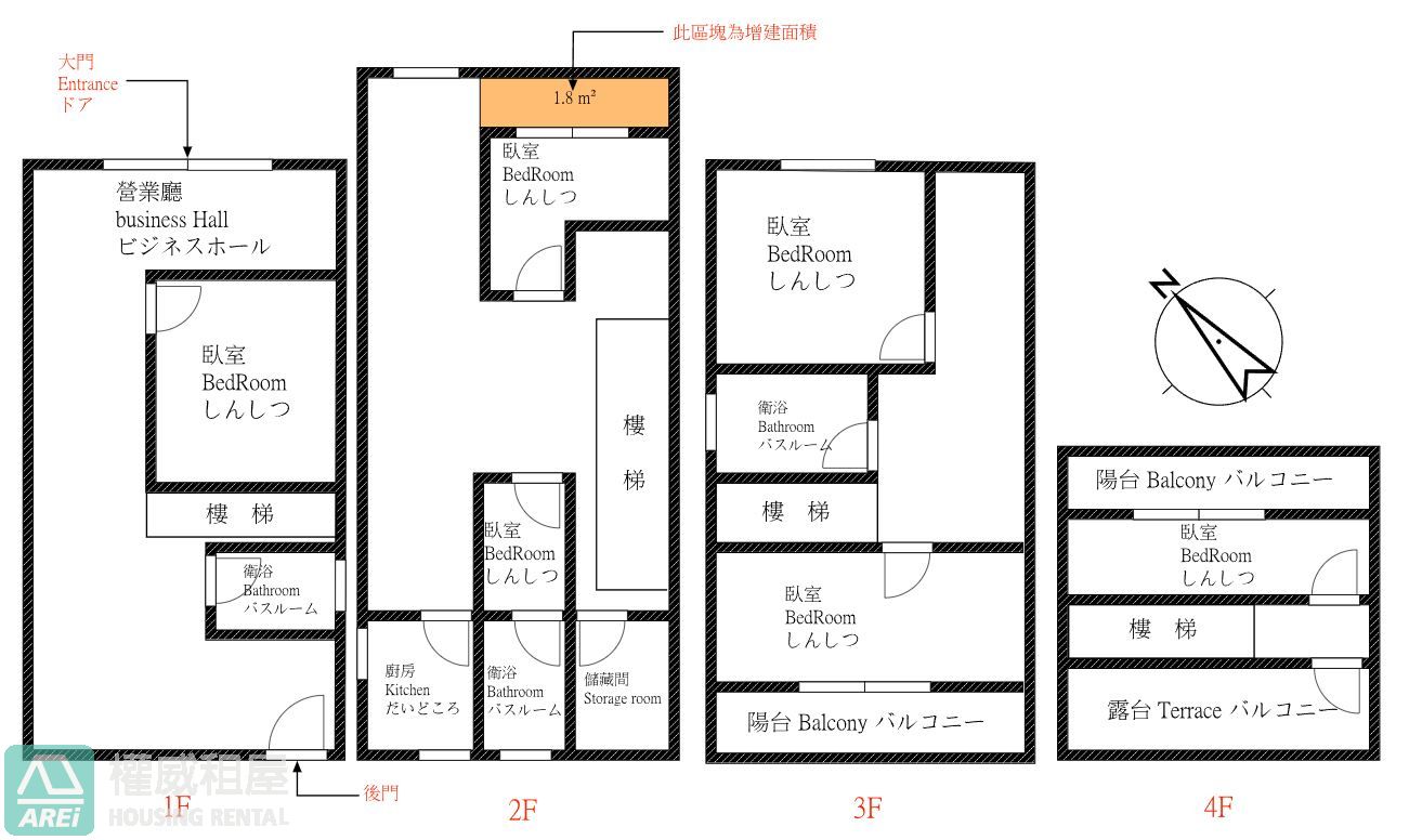 仁武｜仁雄商圈旁｜約25米面寬｜稀有三角窗大透店