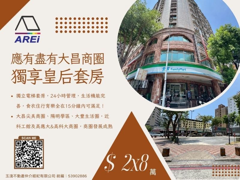 應有盡有大昌商圈｜獨享皇后套房