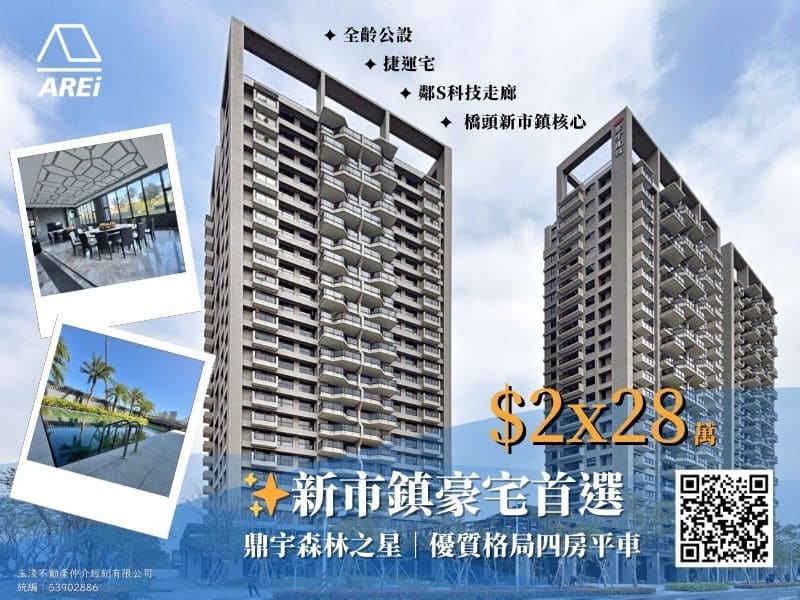 ✨新市鎮豪宅首選｜鼎宇森林之星｜優質格局四房平車