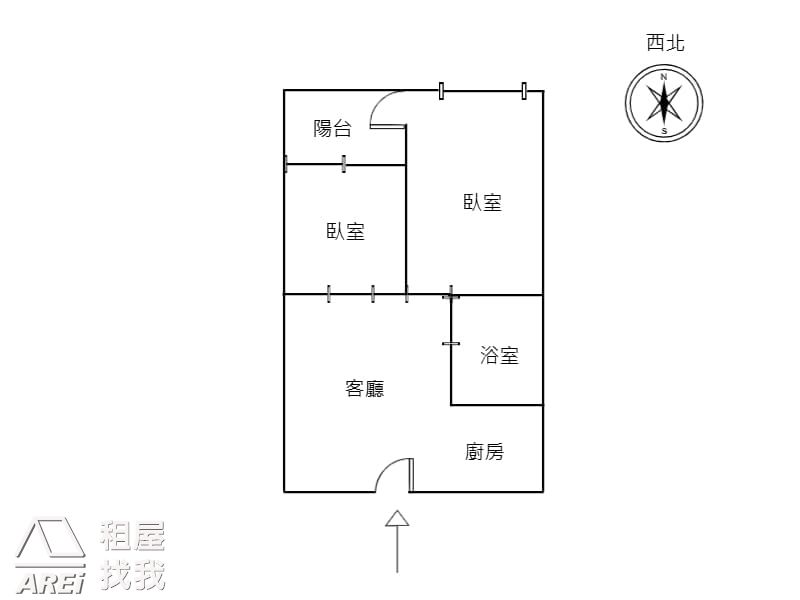 高雄站前三鳳中街｜鬧中取靜獨享清靜低屋齡2房
