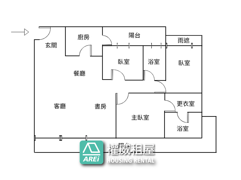 望著童話般城堡🏰住進奢華豪邸｜殷雄3+1房雙平車