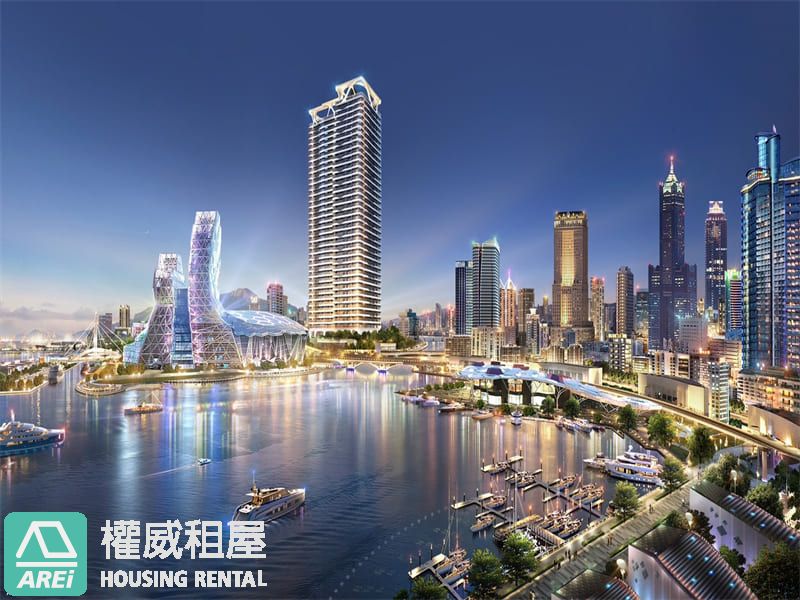 港灣一號院｜稀有釋出無敵海景泳池2房平車