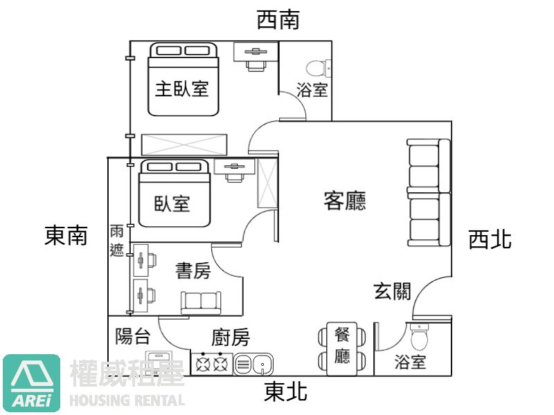 📍青埔捷運宅【橋頭新市鎮首選】高樓綠景三房平車