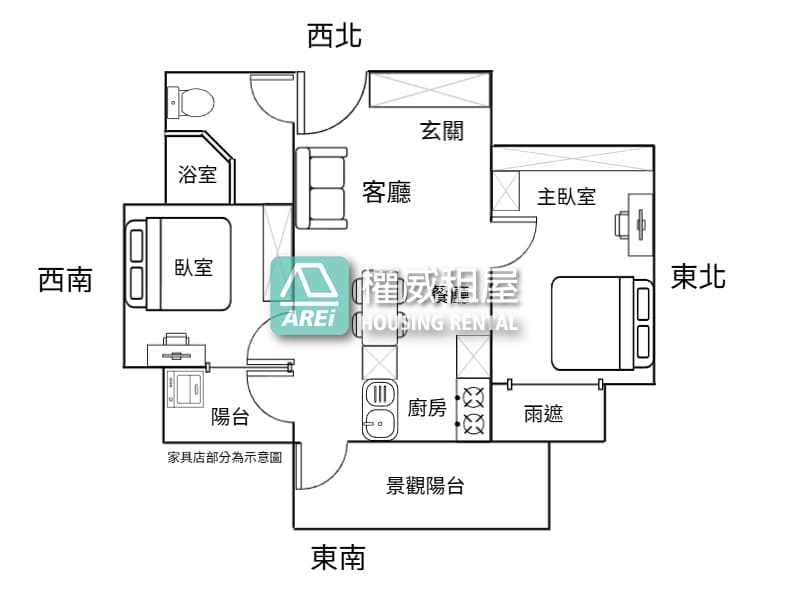🚆預售鉑愛悦高樓景觀2房｜步行可達高鐵+明星學區首選