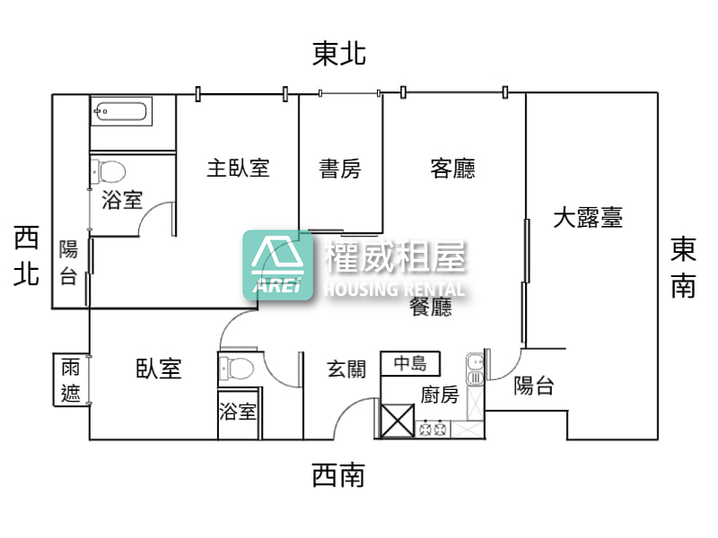 👑 收藏人生的榮耀｜露台的綠意午後｜國王傳奇2三房平車
