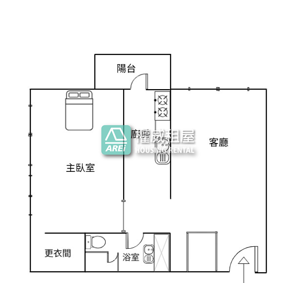 設計控的高顏值選擇｜巨蛋商圈聯上美學1+1房平車