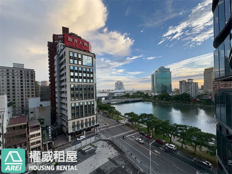 愛河灣+海音館海景首排｜愛情河左岸全新未住2房