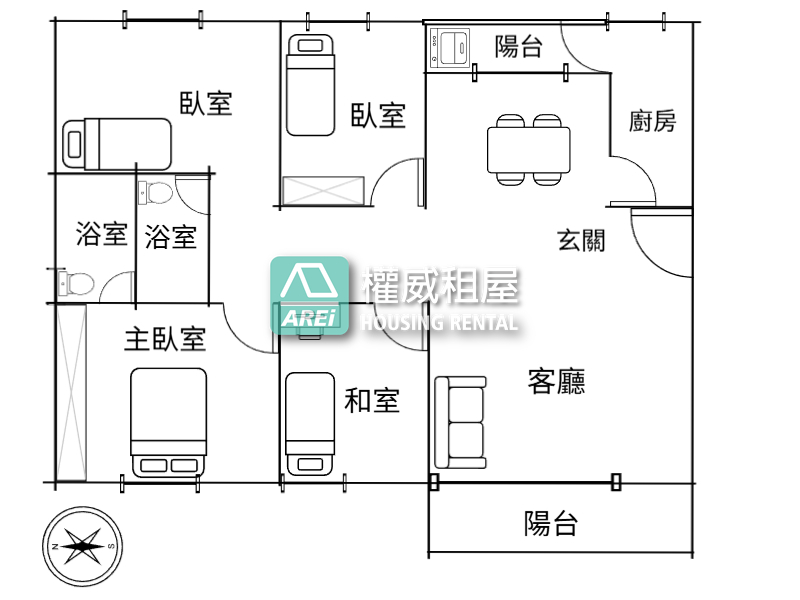 10%公設比!建工商圈公園平車3+1房