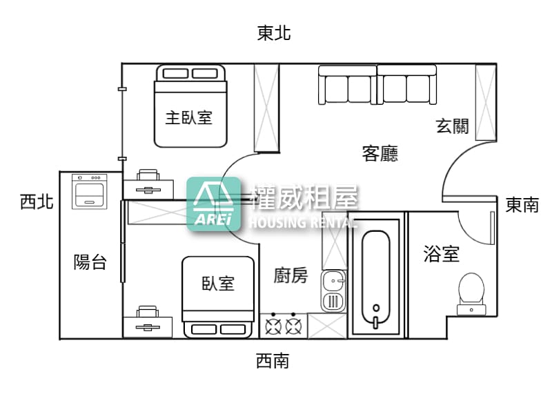 🌟 雙捷運樞紐・尊榮2房景觀宅｜中正1號院的輕奢日常