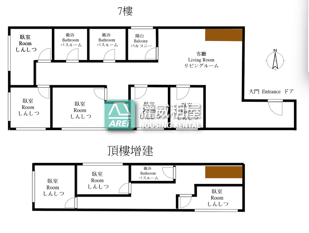 高樓層幸福川華廈 | 地段優 三面採光通風佳