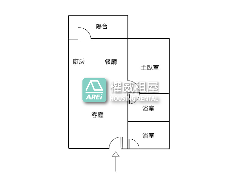 鼎山高醫商圈｜鑫空樹高樓層2房2衛