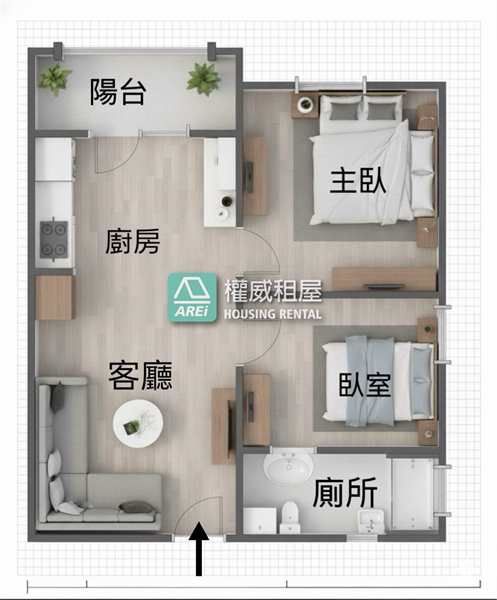 不用千萬住前鎮雙捷運宅｜明亮採光2房車