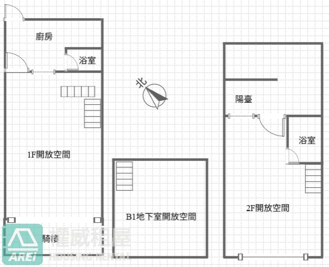 【五甲南華商圈】翻新金店住！1+2 樓＋地下室大空間｜創業自住首選