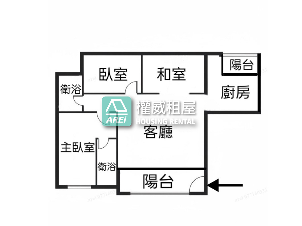 晶挑細選公園首排｜讓生活多一點綠意｜4改3房+平車