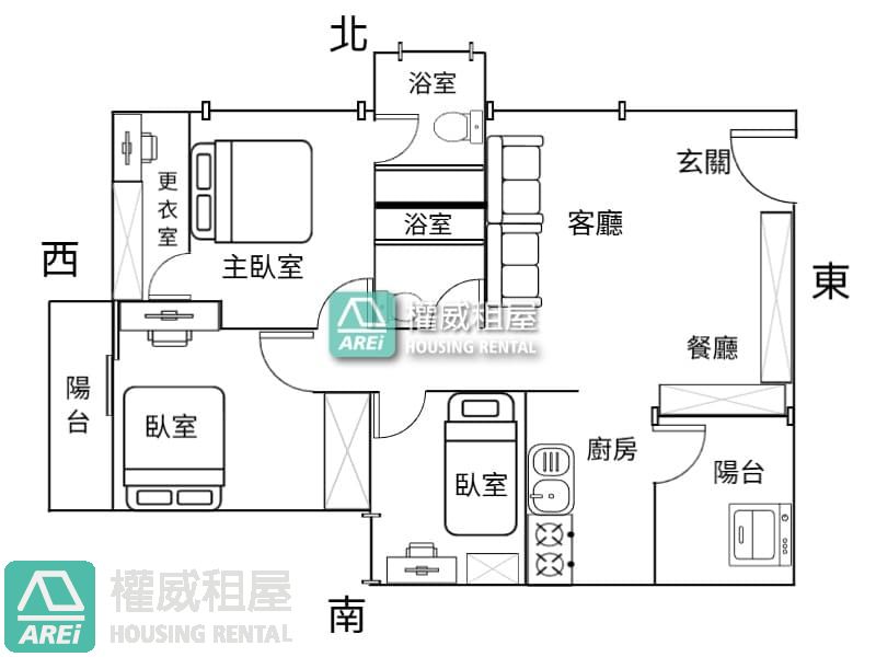💸錢留著旅遊，這間免整理｜巨蛋高樓三房平車
