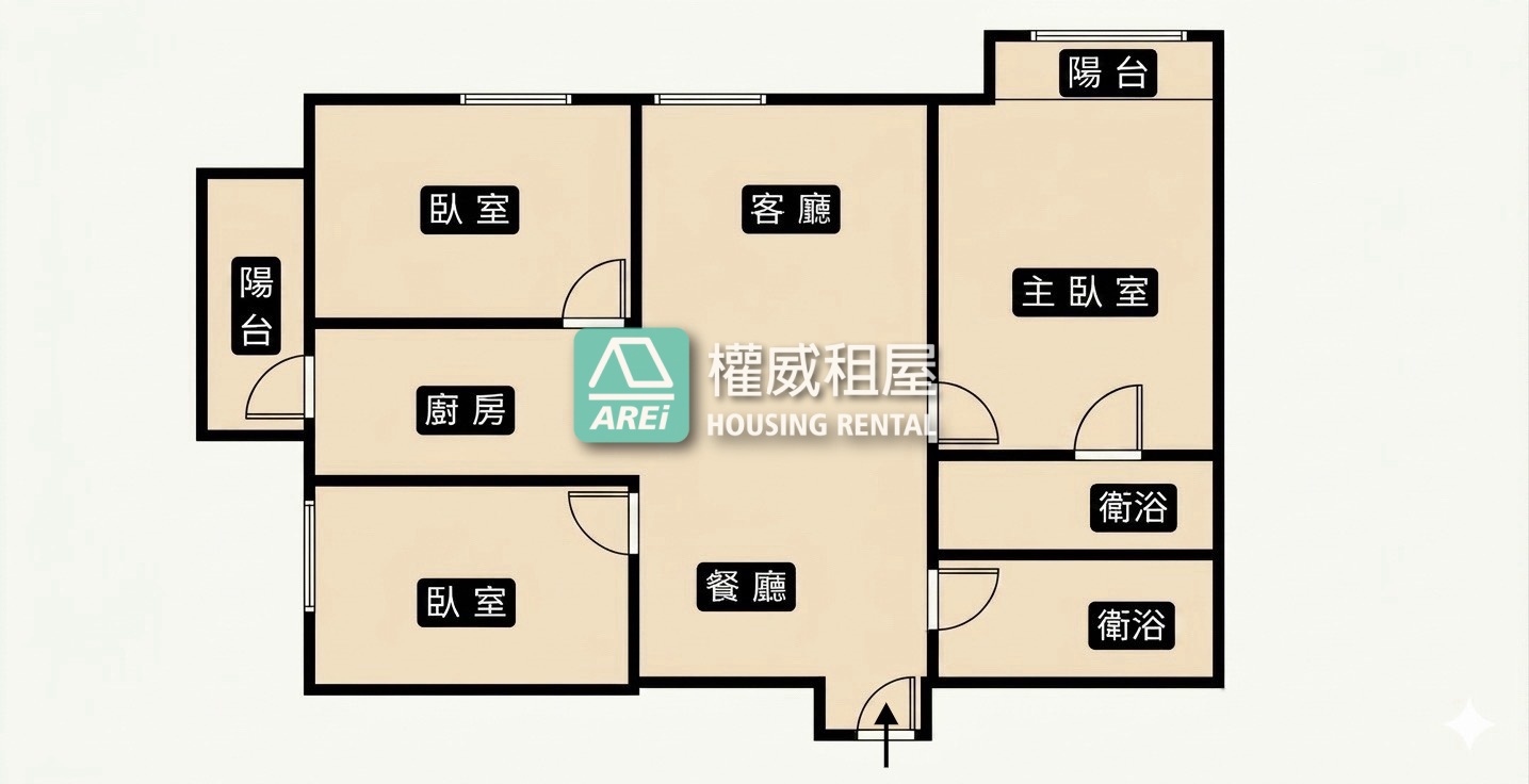 「畫」說這間太美了！人生第一間房就住農十六｜全翻新3房(V)