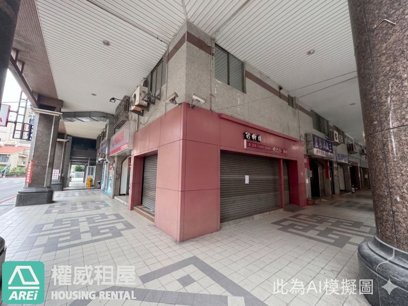 漢神巨蛋瑞豐商圈臨路醒目面寬三角窗(P)