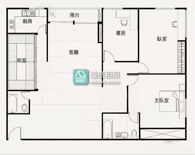 🎨浪漫人生散步愛河與駁二｜採光大空間住辦皆宜