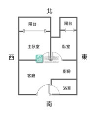 民生香榭｜光影灑落的都會2房靓景宅(V)