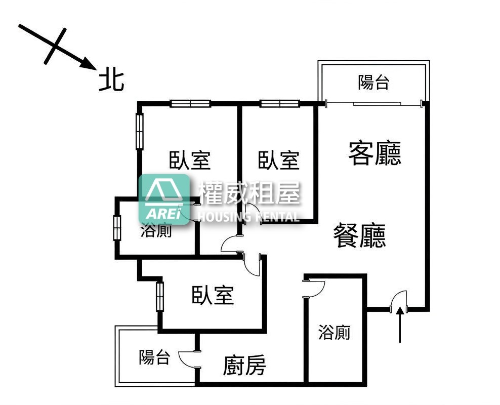 上河城｜採光好到植物都搶著搬進來｜無限棟距 2+1房+平移車位(V)